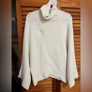 Anthropology White Sweater Size XS